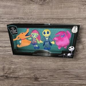 Nightmare Before Christmas New Blacklight 9" Plush Set New In Box NIB